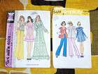 Vintage Simplicity   Mccall s Lot Of 10 Groovy Sewing Patterns Hippie Sew Sz 10