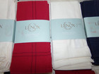 Lenox Red White Blue Square Cotton Napkins 19   x19    100  Cotton  New   16 Napkins