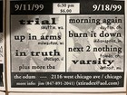 4 Flyer Lot Converge Cave In Bane Trial Isis Hope Conspiracy Morning Again Hc