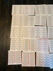 Large Lot Of 250 Original Jukebox Record Title Strips - 25 Sheets Of 10  907