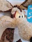 Wile E  Coyote Plush Stuffed Doll 20    Six Flags Poseable With Tag See Descript 