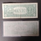 Us  1 Federal Reserve Note Error - Inefficient Inking One Dollar Bill