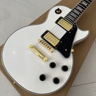 Custom Lp Electric Guitar  Rosewood Fingerboard  White Guitar  Shipped From Usa