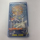 Vintage 1976 Blue Box Mini-mate Spiral Score Handheld Pinball Toy Game Spaceship
