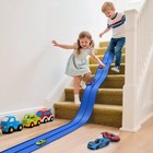 Flex Race Track 16 Ft With Suction Cups Compatible With Diecast 1 64th Cars  Fle