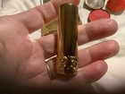 Vtg 1960   s Avon Goldtone Makeup Compact W flip Clasp Plus Lipstick Case blush
