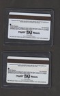 2 Different Trump Taj Mahal Atlantic City Nj Players Club Slot Cards No Name - 1