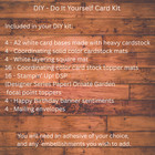 Diy Card Kit     Set Of 4 A2 Handmade Cards - Stampin    Up  Ornate Garden Dsp