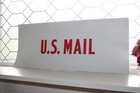 Vintage Us Mail Large Magnetic Car Sign Usps Postal Service