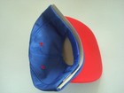 Blank Plain Red Blue Dimples    80s 90s Snapback Hat Cap Vintage S3