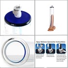 Acrylic Cylinder For Penis Pump 9 12 Inch With Female Valve Male Penis Enlarger