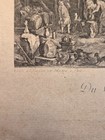 Antique 1800s French Engraving Fete De Village Veuve Turgis Le Bas Martini Art