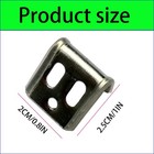 50 Packs Thick Couch Spring Clips  Upholstery Clips For Furniture Spring Clip   