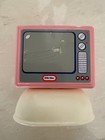Vintage Little Tikes Dollhouse Swivel Tv Television On Stand