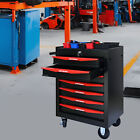 20  7-drawer Tool Chest Cabinet Rolling Steel Tool Storage Box Organizer W Wheel