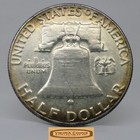 1956 Franklin Half Dollar  90  Silver  Toned -  c45837nq