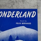 Vintage Winter Wonderland Sheet Music 1953 Dick Smith Felix Bernard Christmas