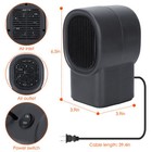 Electric Space Heater Portable Mini Desktop Fan Heater Personal Small Heater