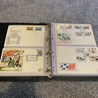 55 X Isle Of Man Fdc First Day Covers Stamps  Job Lot 1970s 1980s With Binder