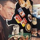 Packed Vtg Scrapbook From 1940s-60s Featuring 70 Pages Of Advertisements