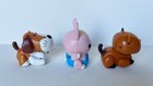 Tomy Micropets Calico Cat  Dog  And Bunny 2002