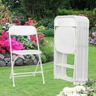  5 To 25 Pcs  Folding Plastic Stackable Chairs For Home Garden Wedding Party