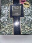 William Morris Honeysuckle Tulip Sea Green 3pc King Duvet Cover Set Nwt Rare