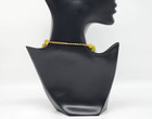 Antique Art Deco Plastic Green Bakelite Bead Chocker Necklace 16  l