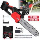 12  Cordless Chainsaw 21v Brushless Electric Handheld Chain Saw W battery charge