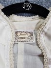 Vtg Jessica   s Gunnies Sax Prairiecore Victorian Lace Long Sleeve Blouse Ivory S