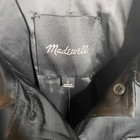 Madewell Womens  188 Double-faced Satin Safari Jacket Black Size S Nt126