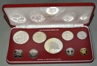 1976 Bahamas - Official Proof Set  9  W  4 Silver - 2 87 Oz Asw - Box  Coa
