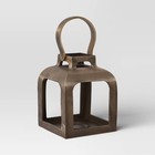 Pillar Cast Aluminum Lantern Candle Holders - Threshold