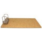 Recycled Hardboard Archboard Clipboard  2  Clip Cap  8 1 2  X 14  Sheets  Brown
