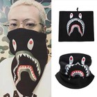 Shark Mouth Camo Cycling Half Face Mask Mouth Neck Gaiter Cover Scarf Camouflage