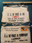2- Vintage Carpenter s Cloth Nail Aprons