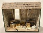 Ooak 1980s Vintage Handmade Miniature Grandma   s Attic Wooden Dollhouse Room Box