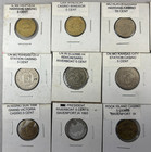Lot Of 30 Vintage Casino 5   Dollar Gaming Slot Tokens 5 Cent