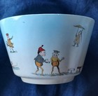 Wonderful Vintage Palmer Cox Brownies Antique Serving Bowl Golf Game Golf Club