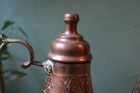 Vintage Middle Eastern Turkish Copper Dallah Coffee Pot