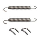 3 35  85 Mm Motorcycle Exhaust Pipe Springs - Stainless Steel Muffler Exhaust