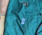 Highgrove Green Cotton Bib Apron Adjustable Neck Strap With Pocket  One Size