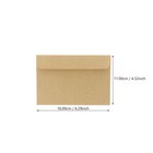 50pcs Retro Envelopes Letter Envelopes Kraft Paper Party Favor Bags