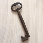 Antique Cast Iron Key Large   Heavy Gate Skeleton Key