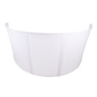 Prox Xf-lunawh Luna Curved 5 Panel White Dj Facade Booth black White Scrims bag