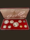 1972 Bahamas Proof Set Franklin Mint 9 Coins Silver W  Coa Original Case Papers