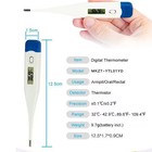 Digital Lcd Thermometer Medical Baby Adult Body Kids Safe Ear Mouth Temperature