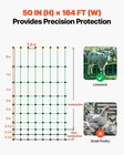 Vevor Electric Fence Netting 50 h X 164 l Portable Livestock Net Mesh Fence Post