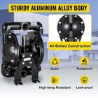 Air-operated Double Diaphragm Pump 24 Gpm 1 Inch Inlet And Outlet