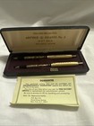 Vtg Arpege Chanel No 5 Perfumed Writing Pen Set 14k Gold Ballpoint Original Box
